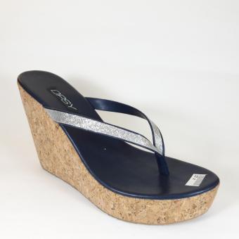 Sandal Wedges Wanita Fashionable Gabus KLB-12012  