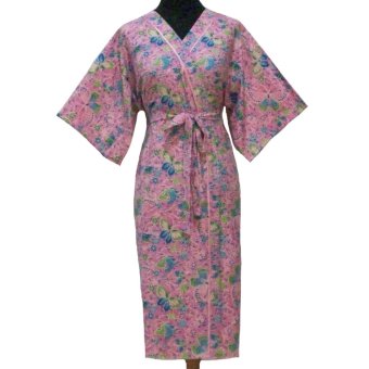 Sanny Apparel B 304 Kimono Batik - Pink  