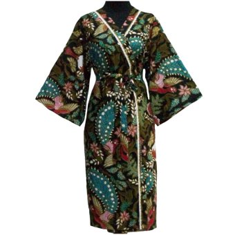 Sanny Apparel B 418 Kimono Batik [Hijau Merak]  
