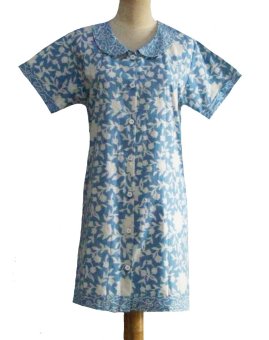 Sanny Apparel HM 010 Dress Batik - Biru  