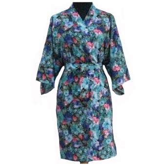 Sanny Apparel KF 002 Kimono Floral - Floral blue  