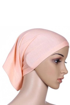 Sanwood Islamic Muslim Women's Cotton Head Scarf Hijab Cover Head Wrap Khaki  