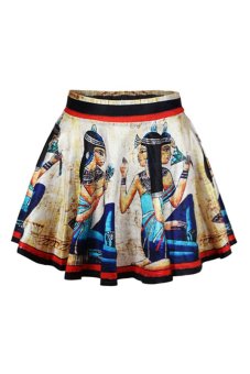 Sanwood Women's High Waist Pleated Mini Skirt Hot  