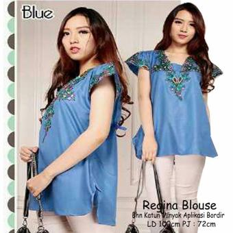 SB Collection Atasan Regina Blouse-Biru  