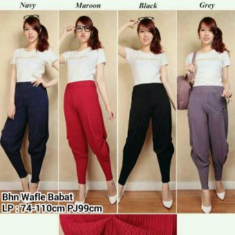 Sb Collection Celana Mischa Long Pant-Maroon  