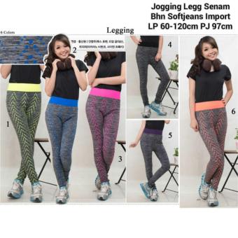 SB Collection Celana Panjang Sport Jogging Leg Senam Jumbo-Ungu  