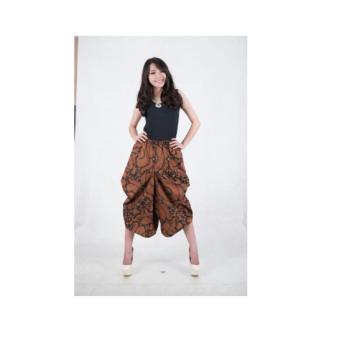 SB Collection Celana Pendek Afriana Batik-Coklat  