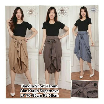 SB Collection Celana Pendek Sandra Harem Short Pant-Choco  
