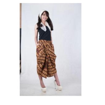 SB Collection Celana Pendek Siska Batik-Coklat  