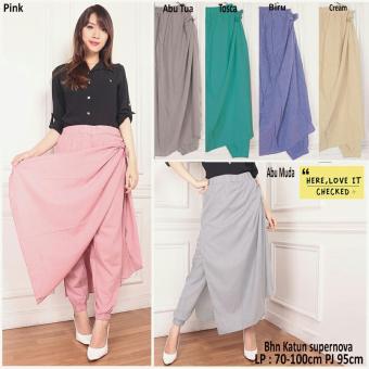 SB Collection Celana Rok Anna Long Pant-Abu Tua  