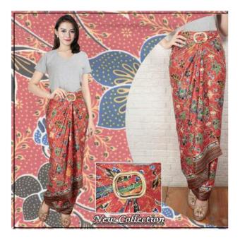 SB Collection Rok Lilit Batik Desta Long Skirt-Multicolor  