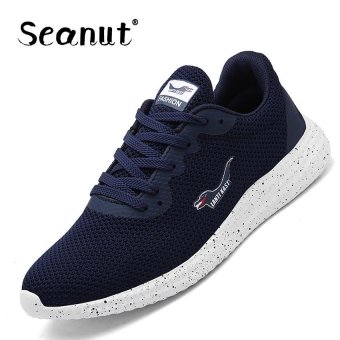 Seanut Fashion Sneakers, Street Leisure Series of Tide Shoes, Running Shoes, Men's Fashion (Blue) - intl  