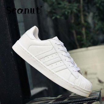 Seanut Size:36-44 Woman Shoes Summer Sport Casual Shoes for Men Sneakers Bars Breathability (White) - intl  