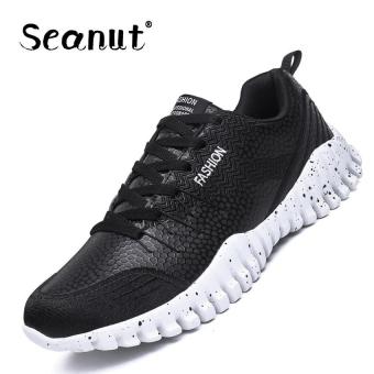 Seanut Spring new sports and leisure running shoes (Black) - intl  