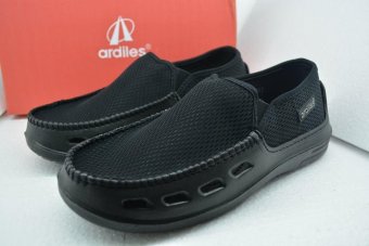 Sepatu Ardiles Oredu Full Black- Sepatu Pria Dewasa- Sepatu Slip On- Sepatu Crocs  