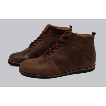 sepatu boots avail scrambler leather pullup (brown)  