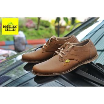 sepatu casual pria country boots st low rx brown(EU:43)(OVERSEAS)  