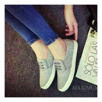 Sepatu / Flat Shoes / Casual Jeans Grey  