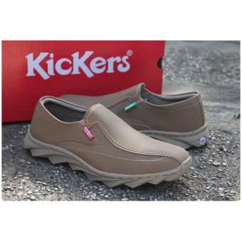 Sepatu Kickers Milano Slipon Cream  