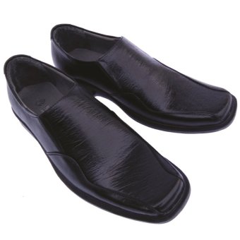 Sepatu Pantofel Man Shoes Kulit Sapi Asli 100% Warna Hitam  