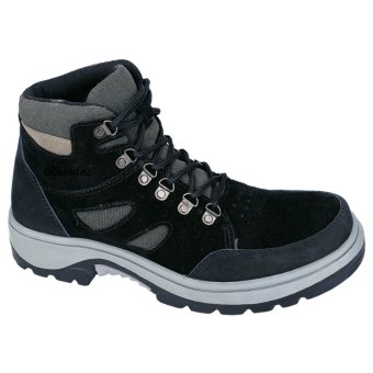 Sepatu RLI 029 - Sepatu Boots Hiking Pria - Hitam  