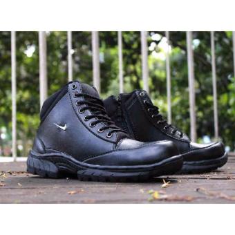 Sepatu Safety Pria&Wanita Sepatu maintenance/bengkel Balc Ujung besi - Black  