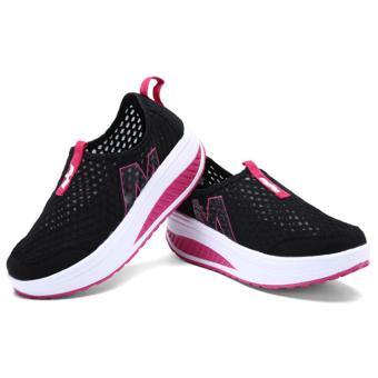 Sepatu Slip On M Balance Breathable Casual Womens Shoe Size 35 - Black  