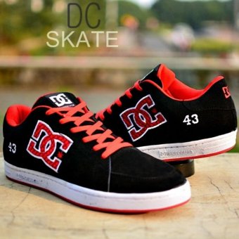 Sepatu Sneakers DC DCshoecousa Pro Skate - Black Red  