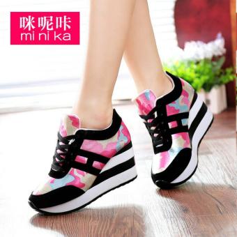 Sepatu Wedges / Kets - Pink  