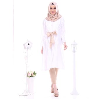 Shadrin's Nursingstyle - Tunik Hamil Menyusui - ALANNA White Nursing Wear  