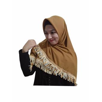 Shae Hijab Segiempat R. Tali - Coklat  