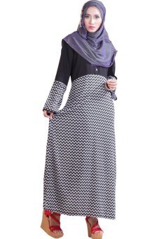 Shafeeya Gamis Cassandra - Black  