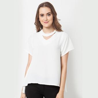 Shoffie - Snowy Top White Choker Style  
