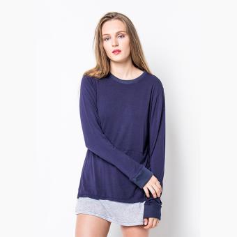 Shoffie - Sweater Casual Long Tees Laurel  