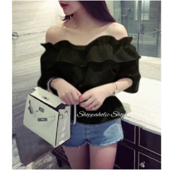 Shoppaholic Shop Blouse Sabrina Yessica - Hitam  