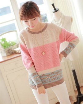 Shoppaholic Shop Sweater Basic Pinky  