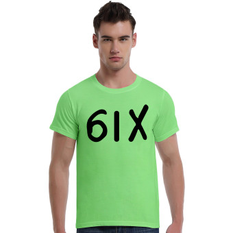 Six Drake Cotton Soft Men Short Sleeve T-Shirt(Green) - Intl  