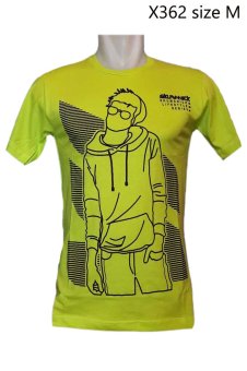 Skumanick X362 - Kaos Distro Design Remaja Cool Young Muda - Avocado  