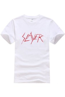 Slayer Short Sleeve Rock Speed Metal Men Tshirt Kerry King  