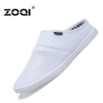 Slip-Ons & Loafers ZOQI Men's Fashion Casual Shoes(White) - intl  