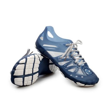 Socone Men‘s Aqua Water Shoes Beach Sandals (Navy) - intl  