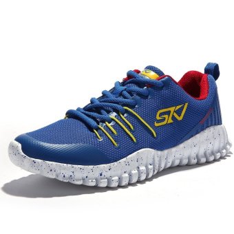 Socone Womens Flex Walking Sneakers Training Shoes (Blue)  