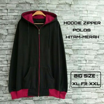 SoldOut Apparel Hoodie Zipper Polos Hitam  