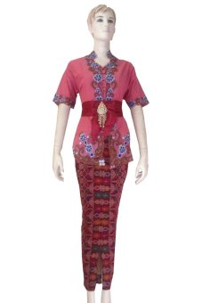 Solo my kebaya kebaya Rnb Encim - SKE 01 - Pink  