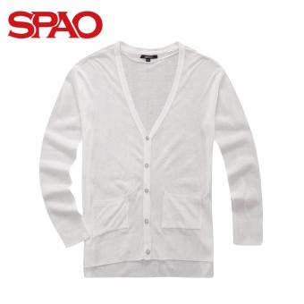 SPAO Summer Cool Long Cardigan SPCK523G04-10 (White)  