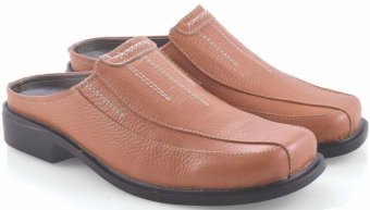 Spiccato SP 514.06 Sandal Slop/Bustong Bahan Leather (Tan)  