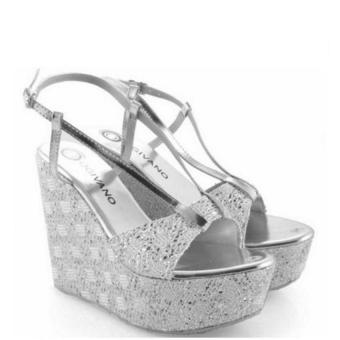 Spiccato Woman Wedges - Silver  