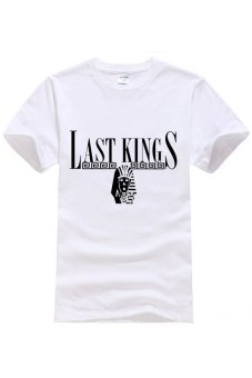 Sport Gym Fashion Cotton Last Kings Short Sleeve Men T-shirts  