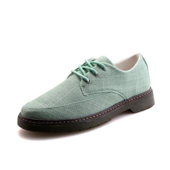 Spring New Rubber Canvas Small Shoes(GREEN) (OVERSEAS) - intl  