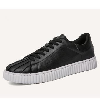 Spring Shoes, Men's Fashion Dhoes, Dtudents Casual Dhoes(BLACK) - intl  